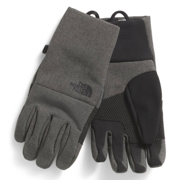 NEW THE NORTH FACE Apex Etip Gloves Tnf Dark Grey Heather for women 267mn - Picture 2 of 3